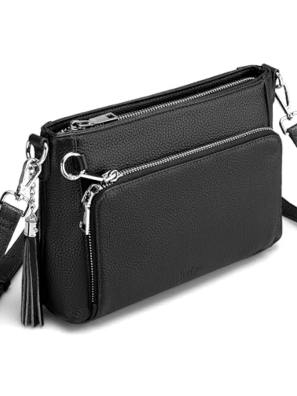 Genuine Leather Crossbody Bag Anti Theft RFID Shoulder Purse Wallet